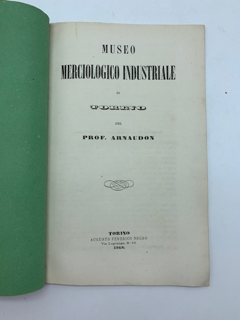 Museo merciologico industriale di Torino